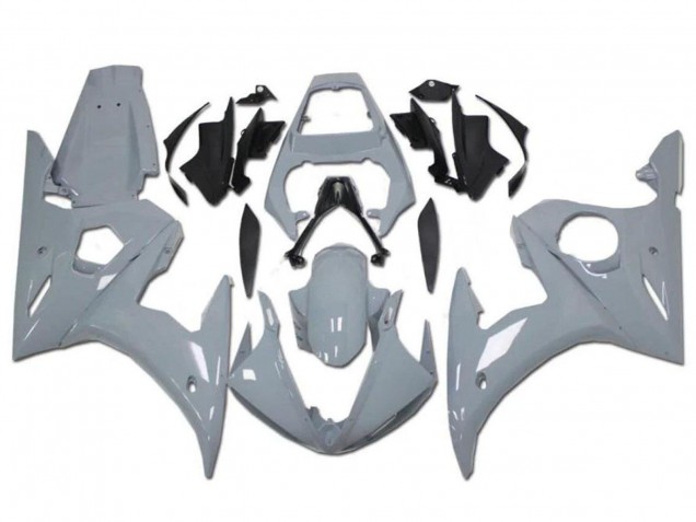 2003-2004 Yamaha YZF R6 Motorcycle Fairings - Nardo Grey