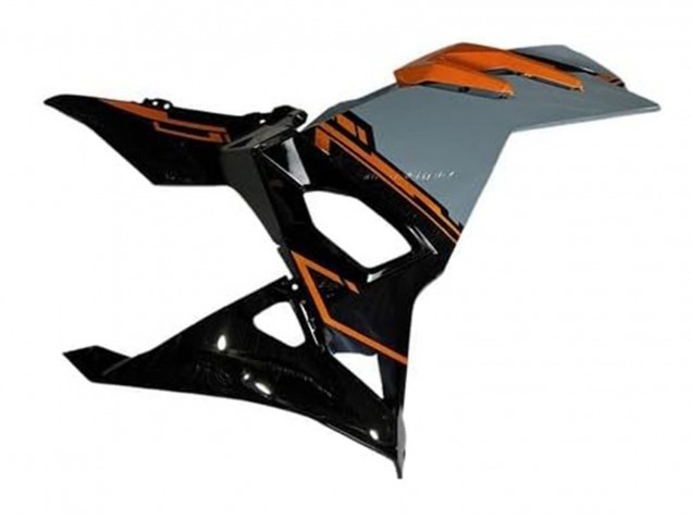 2024-2025 Kawasaki Ninja 500 EX500R Motorcycle Fairings - Nardo Grey Orange Black