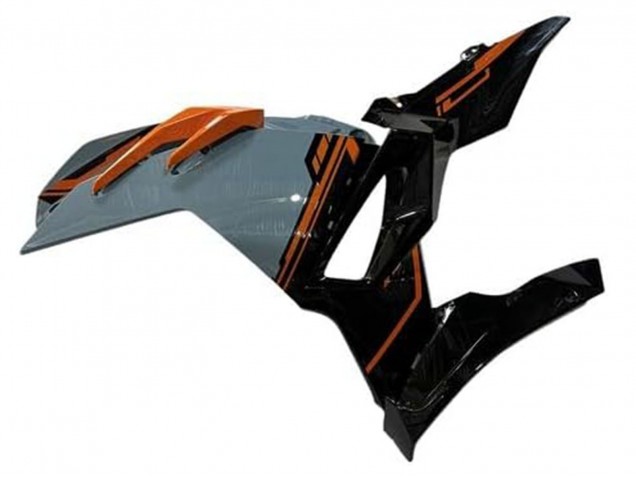 2024-2025 Kawasaki Ninja 500 EX500R Motorcycle Fairings - Nardo Grey Orange Black