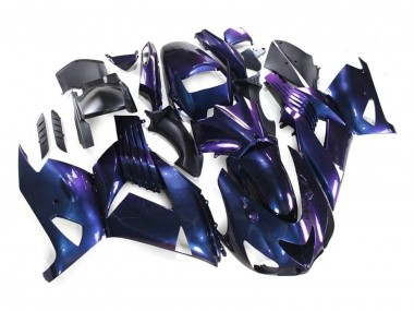 Wholesale 2006-2011 Kawasaki ZX14R ZZR1400 Motorcycle Fairings - Chameleon Blue Purple