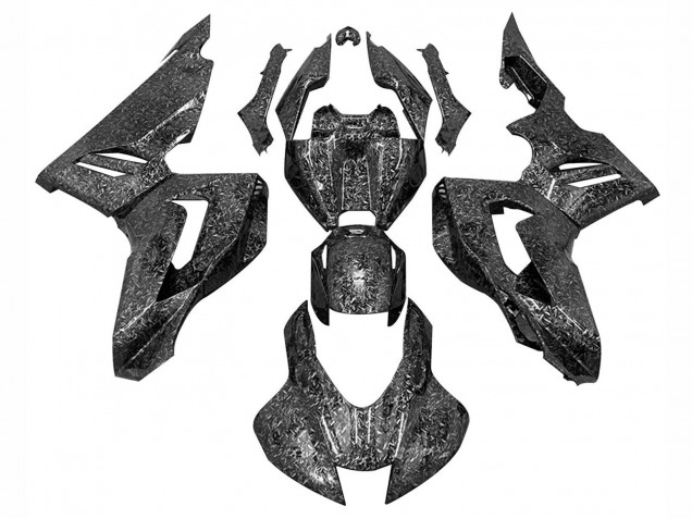 2020-2023 Honda CBR1000RR-R Motorcycle Fairings - Black Forged Carbon Fiber