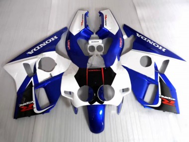 Wholesale 1987-1989 Honda CBR400RR NC23 Motorcycle Fairings - White Blue HRC