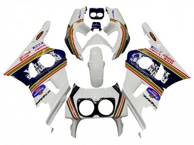 Wholesale 1990-1999 Honda CBR400RR NC29 Motorcycle Fairings - White Gold Red Dark Blue Rothmans