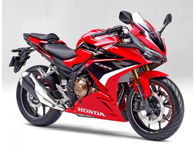 2022 Honda CBR400R Motorcycle Fairings - Red White Glossy Black