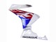 2022 Honda CBR400R Motorcycle Fairing - White Red Blue
