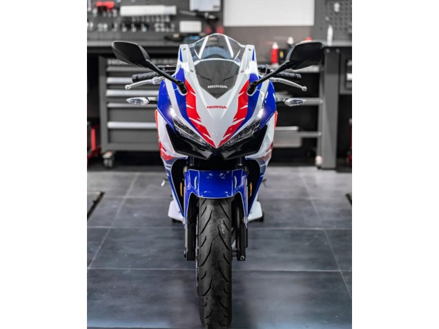 2022 Honda CBR400R Motorcycle Fairing - White Red Blue