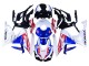2022 Honda CBR400R Motorcycle Fairing - White Red Blue