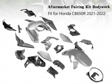 Wholesale 2019-2022 Honda CB650R Motorcycle Fairings - Silver