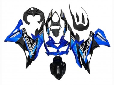 Wholesale 2019-2025 Kawasaki ZX25R ZX-25R Motorcycle Fairings - Blue White Matte Black