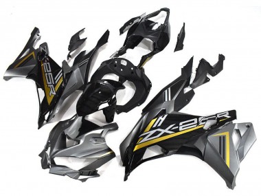 Wholesale 2019-2025 Kawasaki ZX25R ZX-25R Motorcycle Fairings - Grey Gold Glossy Black