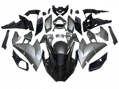 Wholesale 2015-2022 Kawasaki Ninja H2 Motorcycle Fairings - Silver Black Carbon Fiber