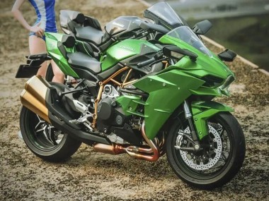 Wholesale 2015-2022 Kawasaki Ninja H2 Motorcycle Fairings - Green