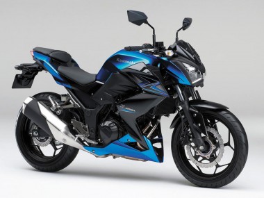Wholesale 2015-2016 Kawasaki Z250/Z300 Motorcycle Fairings - Blue Matte Black