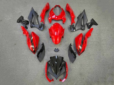 Wholesale 2018-2024 Kawasaki Z400 Motorcycle Fairings - Red Matte Black