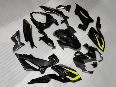 Wholesale 2018-2024 Kawasaki Z400 Motorcycle Fairings - Black Yellow