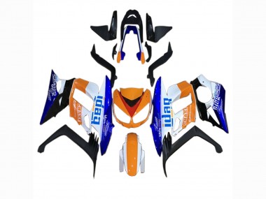 Wholesale 2010-2016 Kawasaki Z1000SX Motorcycle Fairings - Orange White Blue Black