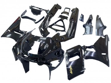 Wholesale 1993-2007 Kawasaki ZZR400 Motorcycle Fairings - Glossy Black Gold Ninja