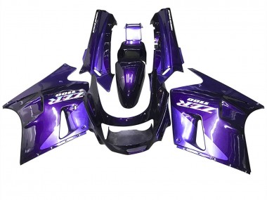 Wholesale 1990-1992 Kawasaki ZZR1100 Motorcycle Fairings - Purple Blue