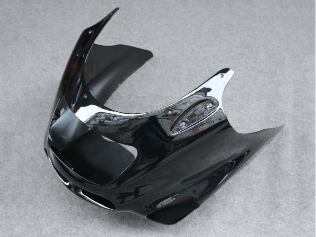 1993-2003 Kawasaki ZZR1100 Motorcycle Fairing - Glossy Black