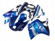 1993-2003 Kawasaki ZZR1100 Motorcycle Fairings - Blue Silver Black