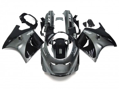 Wholesale 1993-2003 Kawasaki ZZR1100 Motorcycle Fairings - Grey Black Ninja