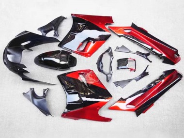 Wholesale 1993-2003 Kawasaki ZZR1100 Motorcycle Fairings - Red Black