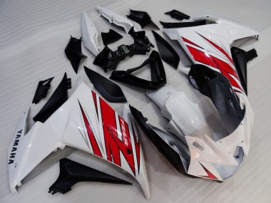 Wholesale 2009-2015 Yamaha FZ6R Motorcycle Fairings - White Red Black