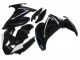 2009-2015 Yamaha FZ6R Motorcycle Fairings - Glossy Black White