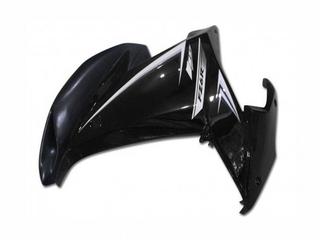 2009-2015 Yamaha FZ6R Motorcycle Fairings - Glossy Black White
