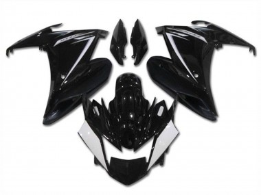 Wholesale 2009-2015 Yamaha FZ6R Motorcycle Fairings - Glossy Black White