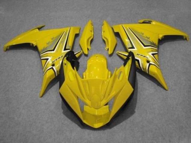 2009-2015 Yamaha FZ6R Motorcycle Fairings - Yellow Black