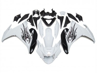 Wholesale 2009-2015 Yamaha FZ6R Motorcycle Fairings - White Black