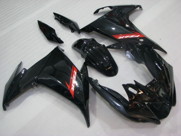 2009-2015 Yamaha FZ6R Motorcycle Fairings - Glossy Black Red