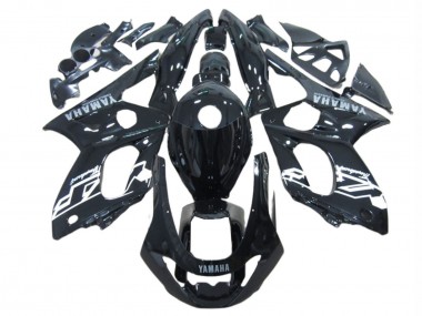 Wholesale 1996-2007 Yamaha YZF600R Thundercat Motorcycle Fairings - Glossy Black White