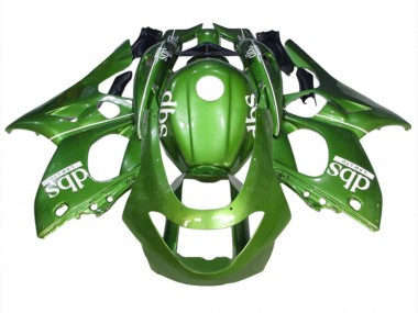 Wholesale 1996-2007 Yamaha YZF600R Thundercat Motorcycle Fairing Kits - Green White