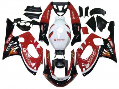 Wholesale 1996-2007 Yamaha YZF600R Thundercat Motorcycle Fairings - Glossy Black Red White Volvo Fimer Santander