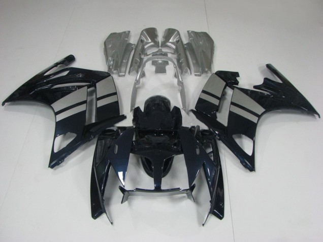 2001-2006 Yamaha FJR1300 Motorcycle Fairings - Glossy Black Silver