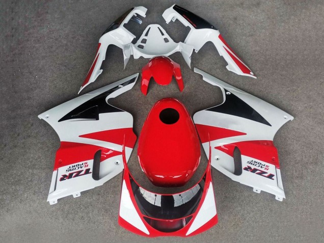 1991-1994 Yamaha TZR250 3XV Motorcycle Fairings - White Red Black Racing