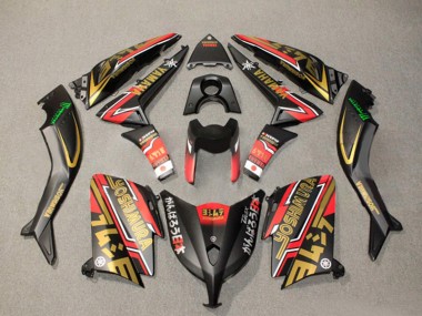 Wholesale 2012-2014 Yamaha TMAX530 Motorcycle Fairings - Matte Black Gold Red