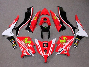 Wholesale 2012-2014 Yamaha TMAX530 Motorcycle Fairings - Red White ENEOS MoviStar Yamalube