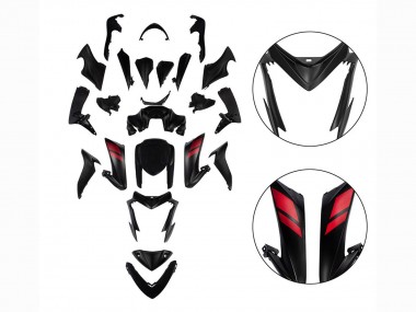 Wholesale 2015-2020 Suzuki GSX-S 1000 Motorcycle Fairings - Black with Red