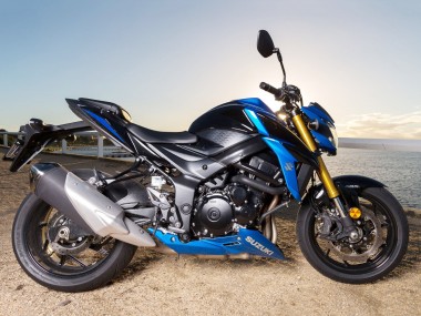 Wholesale 2017-2022 Suzuki GSX-S 750 Motorcycle Fairing Kits - Blue Black