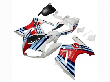 Wholesale 2003-2013 Suzuki SV650 Motorcycle Fairings - White Red Blue Martini