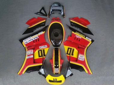 Wholesale 1984-1987 Suzuki RG400 RG500 RG400/500 Motorcycle Fairings - Red Yellow Black 10