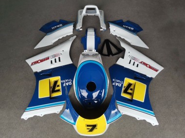 Wholesale 1984-1987 Suzuki RG400 RG500 RG400/500 Motorcycle Fairings - White Blue Yellow 7