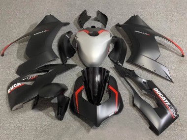 Wholesale 2020-2024 Ducati Panigale V2 Motorcycle Fairings - Silver Red Matte Black Corse