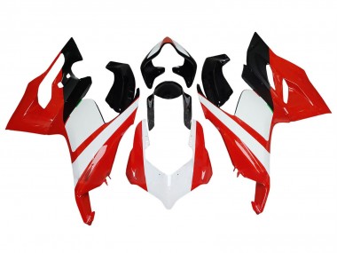Wholesale 2020-2024 Ducati Panigale V2 Motorcycle Fairing - White Red Glossy Black