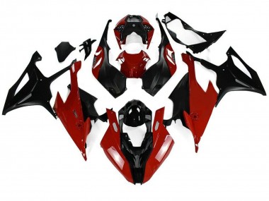 Wholesale 2019-2022 BMW S1000RR Motorcycle Fairing Kits - Black Red
