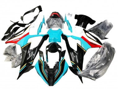 Wholesale 2019-2022 BMW S1000RR Motorcycle Fairings - Black Sky Blue Red