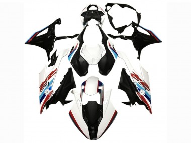 Wholesale 2019-2022 BMW S1000RR Motorcycle Fairing - Black White Blue